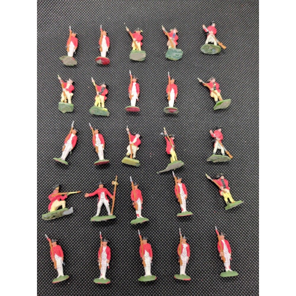 (25) Painted British Grenadiers 1/72 Miniatures